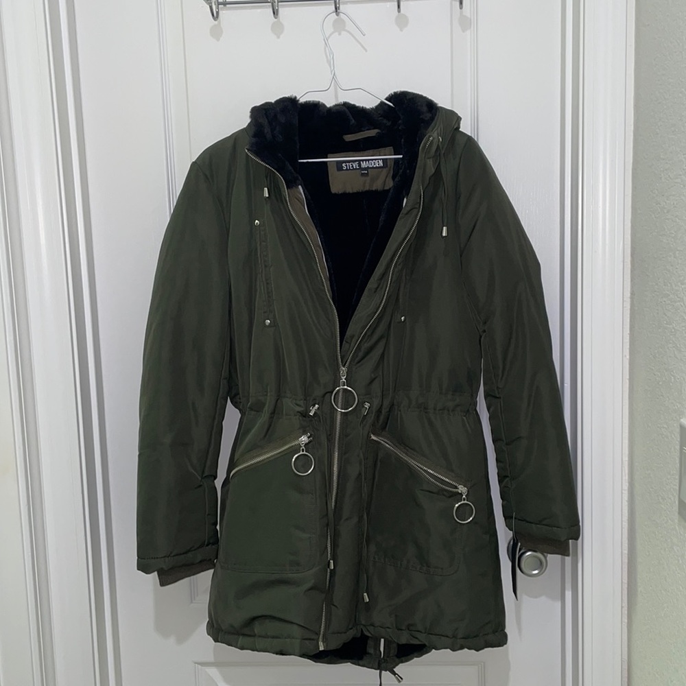 NWT Steve Madden Long Puffer Coat